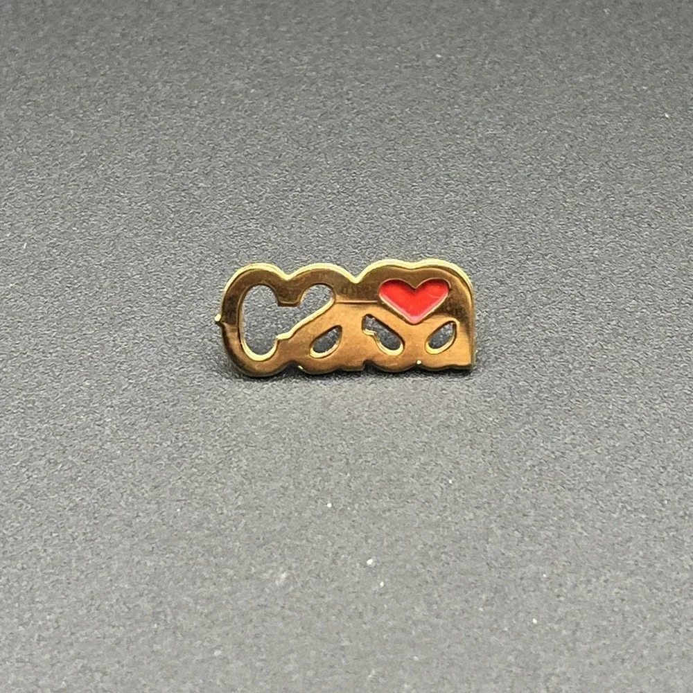 Casa Heart Home Gold‎ Tone Spanish Lapel Hat Pin